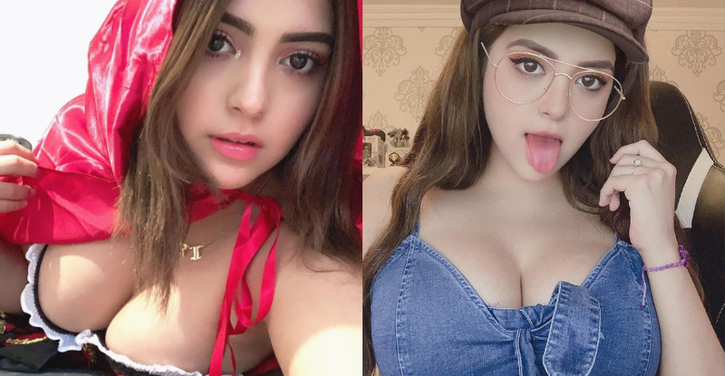 【蜗牛棋牌】巨乳小紅帽！遊戲實況主「乳量充沛」太佔螢幕空間　墨西哥辣試過回不去