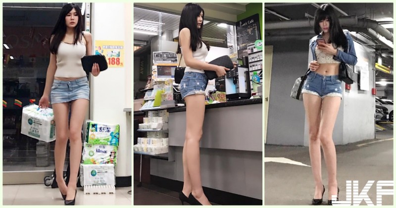 好猛！超商驚見「長腿極品正妹」魔鬼身材太犯規！超銷魂「豪乳+美腿」讓人好興奮…