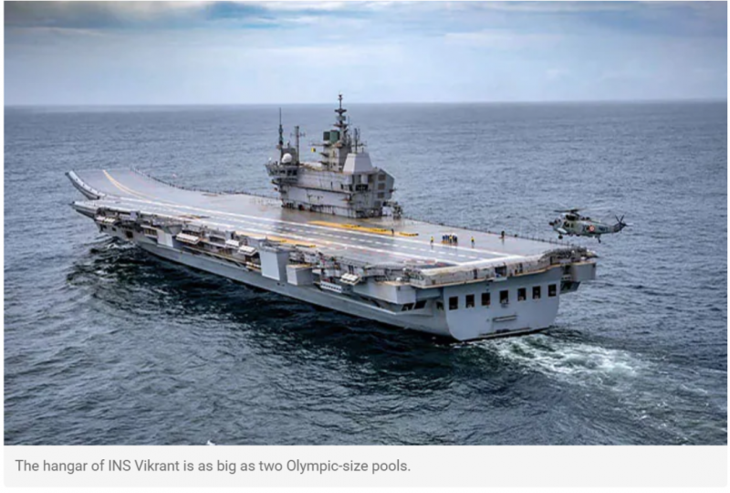 【蜗牛棋牌】印度首艘国产航母“维克兰特”号正式服役