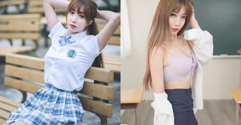 【蜗牛棋牌】電眼學生妹「簡優優」下課秒現形，「圓挺美乳」引誘男同學開發！