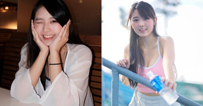 氣質甜美的「香港美少女」蘇菲，笑容讓人好想戀愛！爆乳小背心根本大犯規！