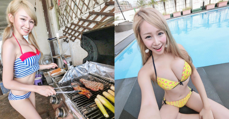 【蜗牛棋牌】烤肉還是曬肉？白乳正妹「嫩肉乍現」性感BBQ，不管她賣什麼都想全包了！