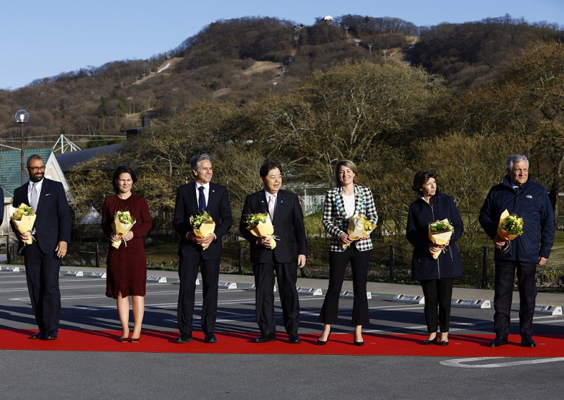 G7外长会在日本召开3天 外媒关注涉华、俄乌局势议题
