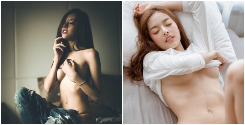 「美乳正妹」的情慾誘惑！超邪惡視角搭配「渾圓南半球」，in到不要不要！