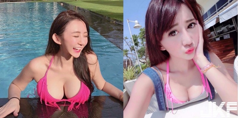 【蜗牛棋牌】誰受得了！E奶正妹「巨乳造浪」快打上岸！比基尼畫面只有養眼兩字…