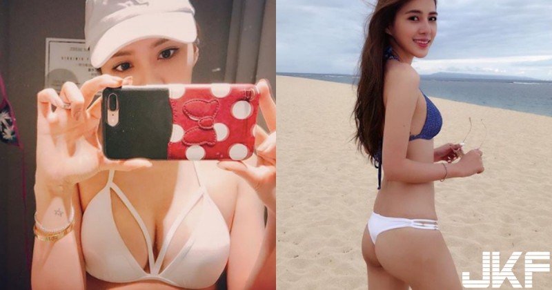 【蜗牛棋牌】正面胸背面也兇！正妹「葛蕾斯」一雙長輩火辣辣，沒想到「丁字褲比基尼」才真正厲害！