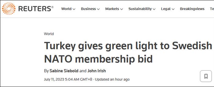 想捆绑土耳其入欧盟？埃尔多安为瑞典开绿灯