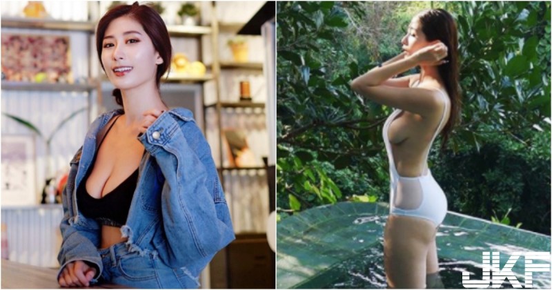 【蜗牛棋牌】滿出來啦！「大奶姊姊」身材好兇猛！「渾圓側乳」份量超足泳裝根本包不住！