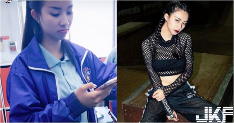 【蜗牛棋牌】楊梅高中「火辣學生妹」！兼具清純與性感！小露「酥胸美腿」真的太正啦！