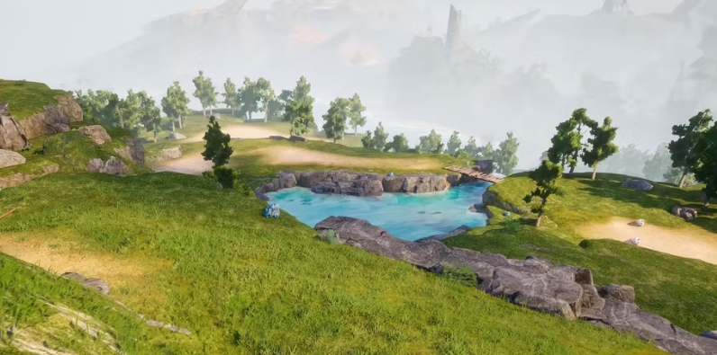 Palworld 玩家发现美丽的泳池，却毁了它