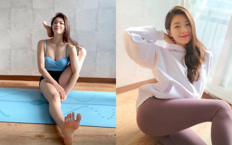 韓國瑜珈正妹「李素熙」高難度人體對折角度超不科學　老司機驚嘆：我有個大膽想法