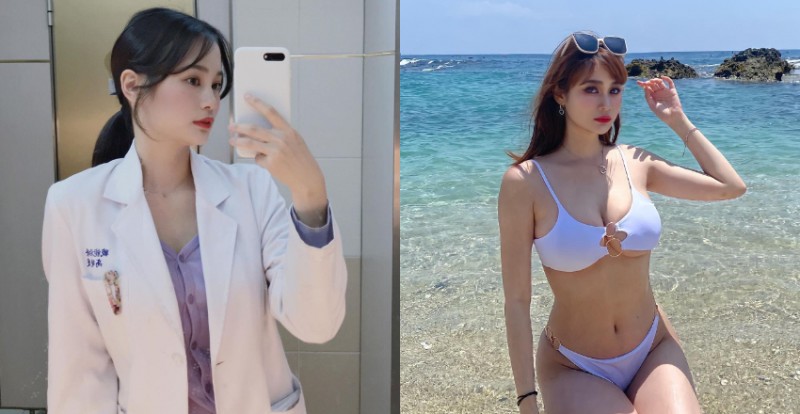 【蜗牛棋牌】職能治療師「Jocelyn Gao」小琉球大爆乳　火辣身材成為沙灘霸主