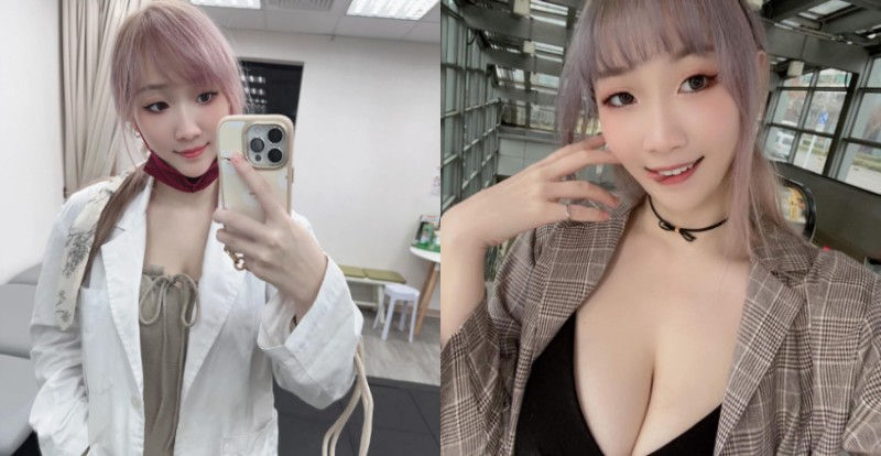 【蜗牛棋牌】巨乳正妹藥劑師頂低溫火辣外拍　笑稱自己變成「大冰奶」！