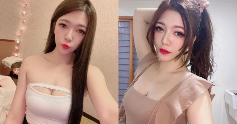 【蜗牛棋牌】美豔Dancer「劉培」紅唇魅力好強大,穿平口裝的E奶太誘惑!