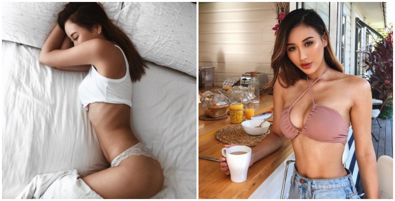 【蜗牛棋牌】早上起床也要辣到翻！「狂野正妹」火辣的極致美體，完美曲線讓人看傻眼！