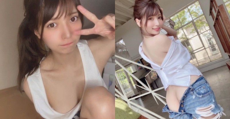 【蜗牛棋牌】這個妹真是越來越大膽！福岡天然珍珠「似鳥沙也加」直接脫褲露蜜桃