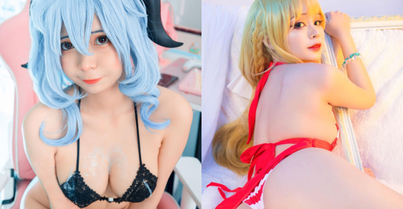 【蜗牛棋牌】正妹Coser「挑戰露出極限」行事作風很專業　畫面肉色一片工口味濃到炸