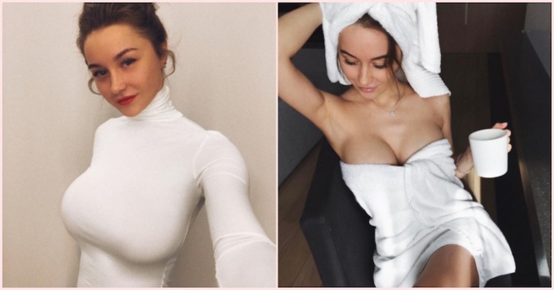 【蜗牛棋牌】歐美版「著衣巨乳」威力太驚人！極品身材讓人戀愛了…