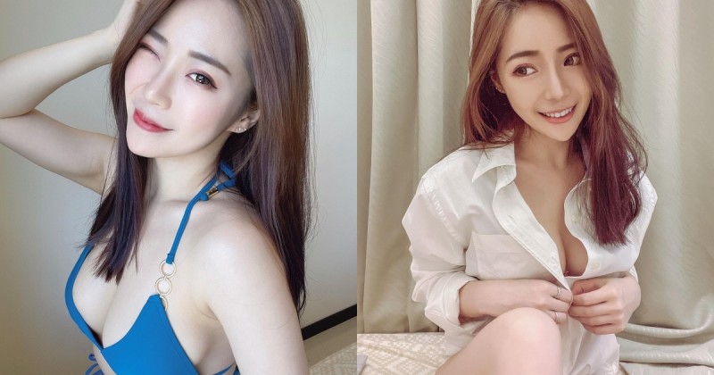 【蜗牛棋牌】正妹領隊「佳佳」32E雪乳太犯規！旅遊時光看她「比基尼」就大飽眼福啦！