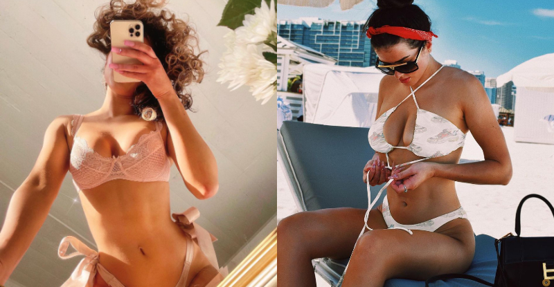 【蜗牛棋牌】奶大喬一下！性感辣模低頭調整比基尼綁帶　攝影師隨手一拍網友大讚