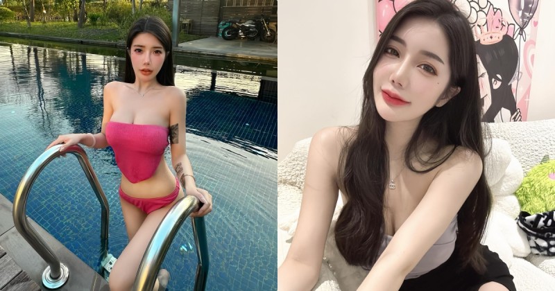 【蜗牛棋牌】性感比基尼攝影！JKF女郎「茵茵」TRE有超棒福利！