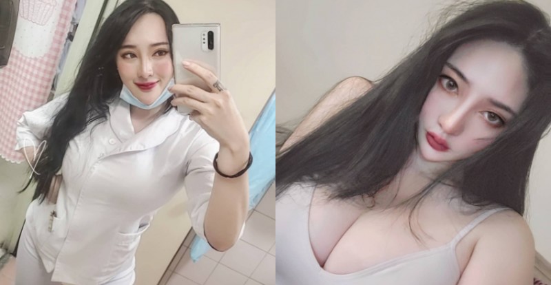 【蜗牛棋牌】制服總是撐到最緊！全台最辣護理師「黃靜」巨乳身材讓病患招架不住