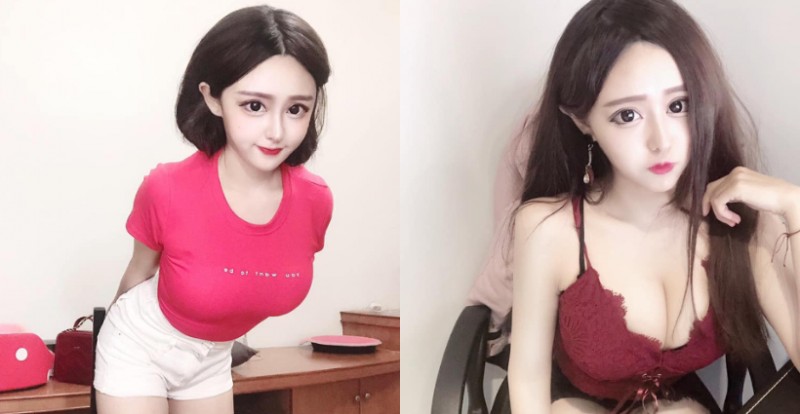 【蜗牛棋牌】甜美大眼妹「Iris恩兒」一彎腰巨乳更顯份量　凹凸有致的曲線太犯規