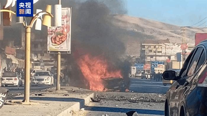 黎巴嫩贝卡谷地遭以军袭击 致6死10伤