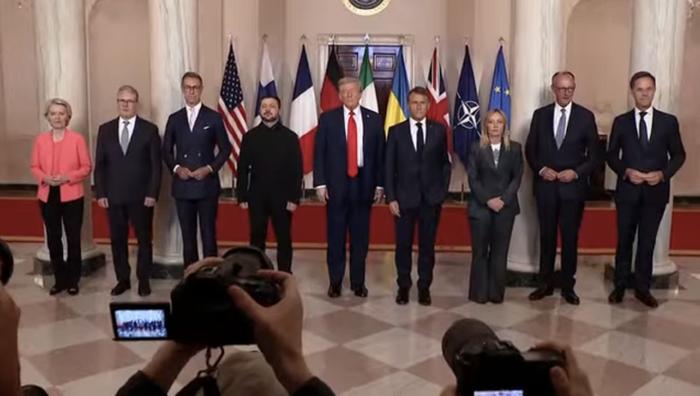 特朗普与欧洲领导人举行多边会晤