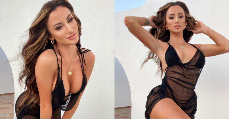 【蜗牛棋牌】不只顏值勝…身材也完勝！混血辣模全身上下都是看點　焦糖圓乳特別誘人