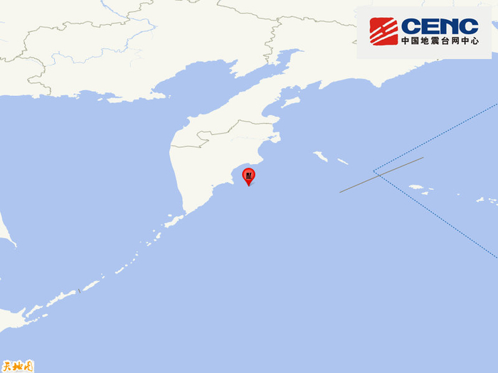 【蜗牛棋牌】堪察加东岸远海发生6.0级地震,震源深度10千米