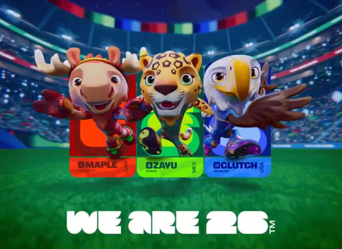 【蜗牛棋牌】2026美加墨世界杯官方吉祥物发布