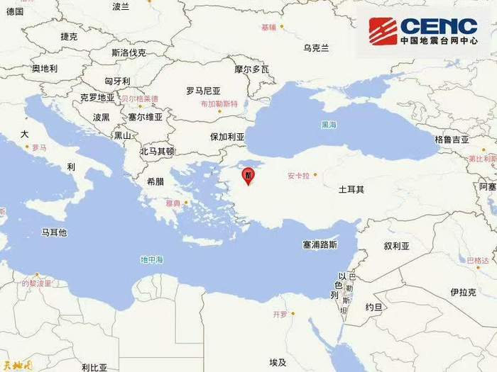 【蜗牛棋牌】土耳其发生6.1级地震 震源深度10公里