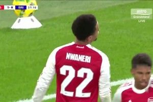 【蜗牛棋牌】各项赛事8连胜!阿森纳2-0布莱顿晋级联赛杯8强 恩瓦内里萨卡建功