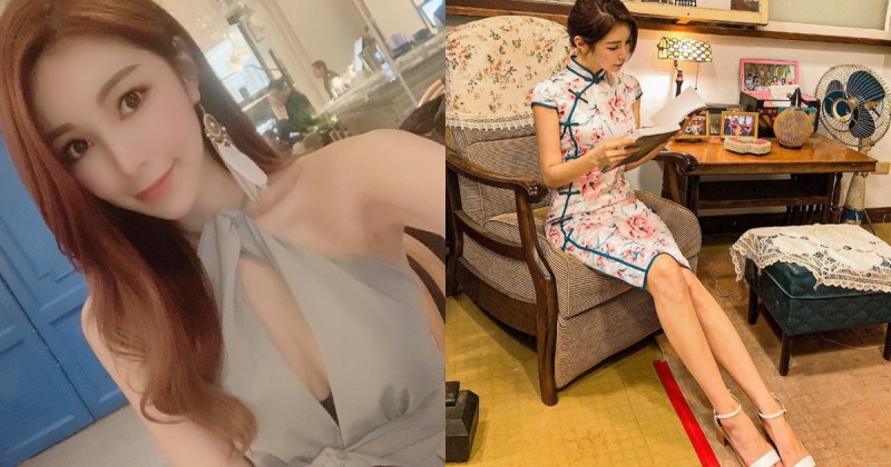 【蜗牛棋牌】長腿睡美人「蔡雨雨」衣服設計小心機～中路開開秀出渾圓陰影，好想報名當王子吻醒她！