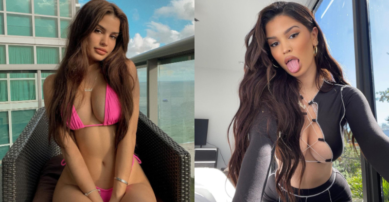 【蜗牛棋牌】人氣網紅穿心機戰服撩粉絲　開胸網裝太殺…「完熟木瓜奶」快掉出來