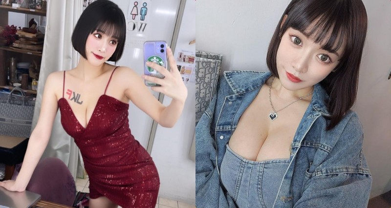 【蜗牛棋牌】退役空軍女神「何語萱」曲線好極品，牛仔造型「美乳好深V」！