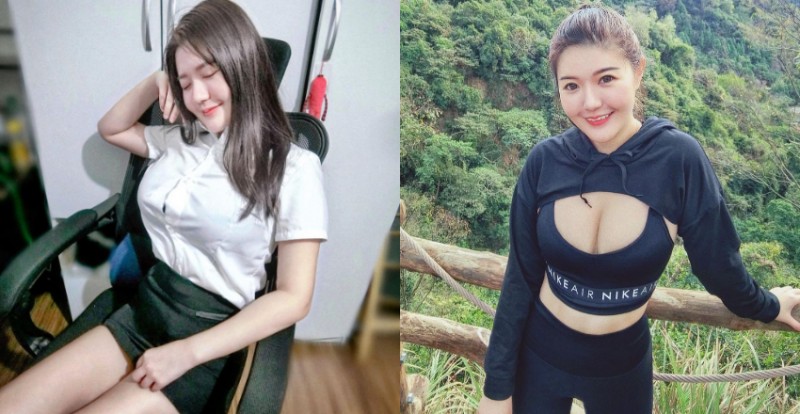 【蜗牛棋牌】性感櫃姐「Judy 邱比特」白襯衫擋不住進擊的巨乳　扣子快要撐不住了