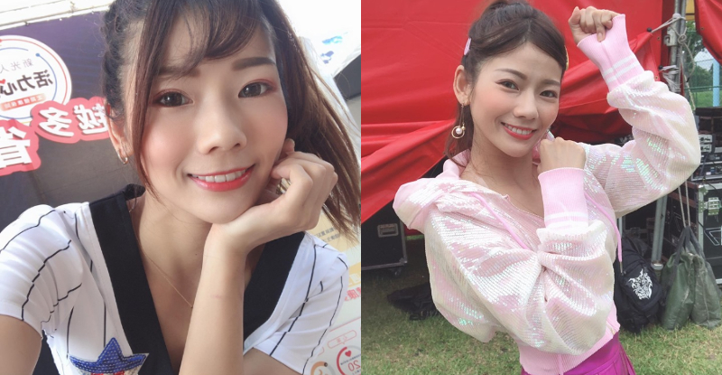 【蜗牛棋牌】活力啦啦隊正妹「IRIS 芮絲」甜美笑容讓場邊觀眾都融化　精力瞬間充飽！