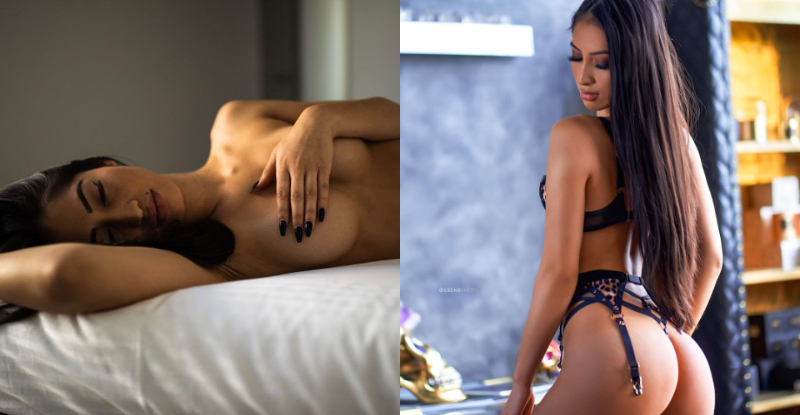 【蜗牛棋牌】性感辣模前有美乳後有翹臀　「焦糖蜜體」畫面香爆…讓人越看越飢渴