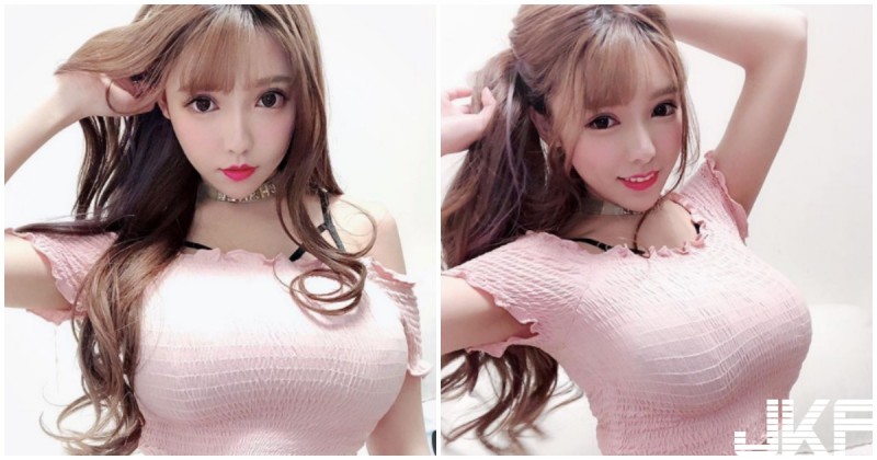 【蜗牛棋牌】就是要這麼挺！正妹「挺胸畫面」太驚人，邪惡胸型直接溢出！
