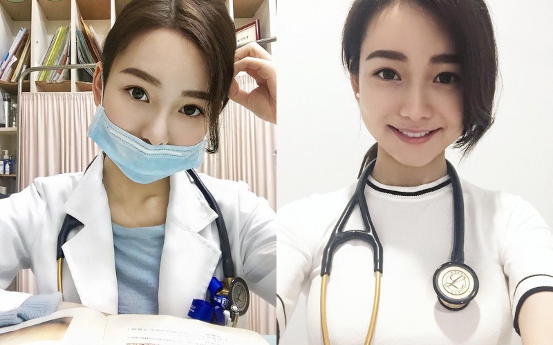 【蜗牛棋牌】想給她看病！氣質正妹女醫「JennJenn」外表激似Angelababy　全家人都是醫生+顏值超高