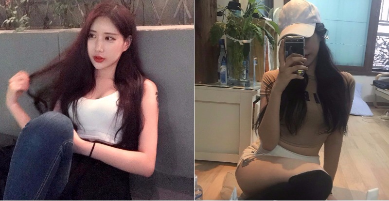 【蜗牛棋牌】隱乳正妹低胸背心「美乳」若隱若現，飽滿「小饅頭」看起來格外可口！