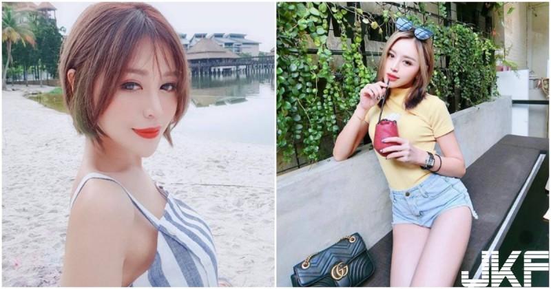 【蜗牛棋牌】養眼騷妹「眼神好會放電」，露出「白嫩長腿」立刻迷暈路人！