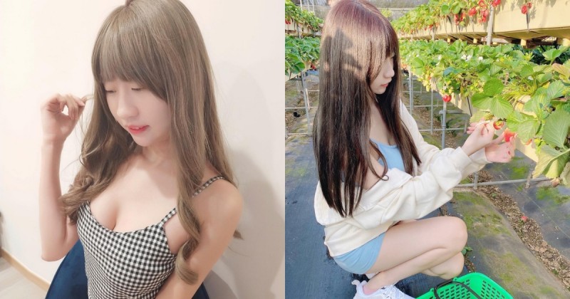 【蜗牛棋牌】採草莓遇「可愛妹子」火辣身材好洶湧！滿滿的甜美笑容電力十足