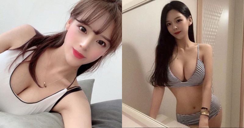 【蜗牛棋牌】正妹Jmin「躺床蹦出深溝」，「房間內辣照連發」越來越猛烈！