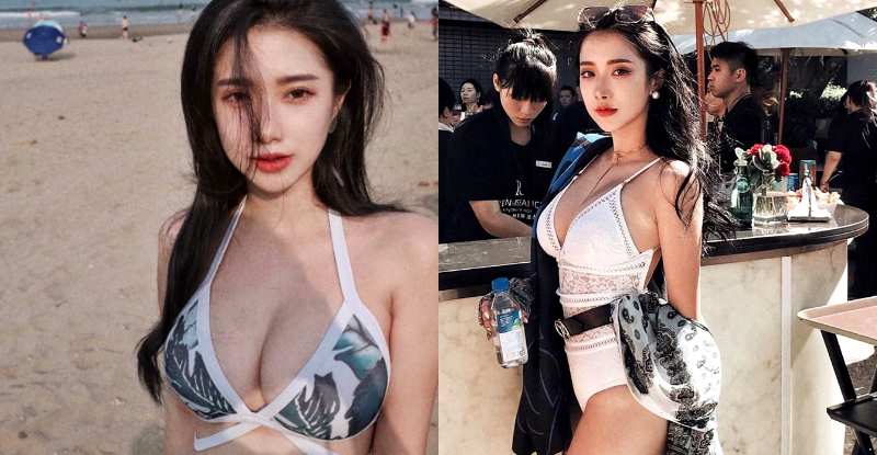 【蜗牛棋牌】時尚女神磁力超強！「呂妍芯」美體火辣雙峰一挺，全海岸線都被美女光掃射一遍！