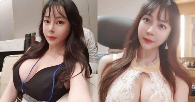 【蜗牛棋牌】奶比頭大的「巨乳秘書」日常，連出去玩耍也背負「甜蜜負擔」看了好辛苦！