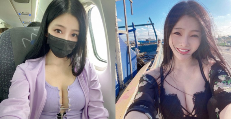 【蜗牛棋牌】滷味妹「小桃子」超猛戰服只用別針固定　豐滿上圍快撐壞衣服