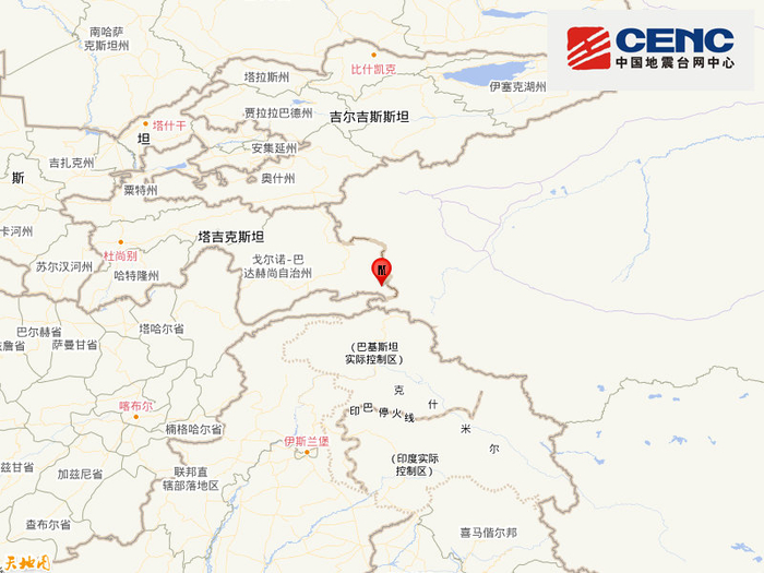 【蜗牛棋牌】塔吉克斯坦发生5.2级地震，震源深度10千米